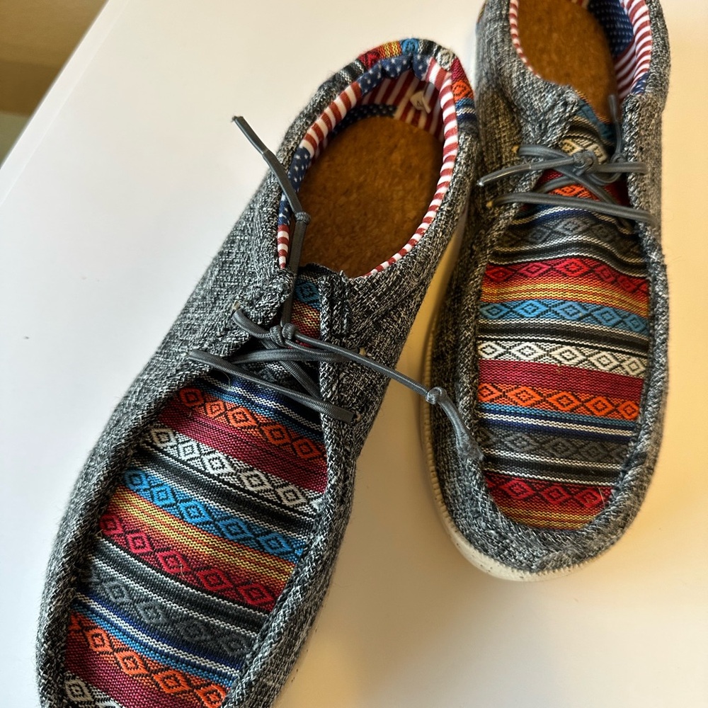Colorful Patterned Men's Loafers